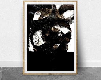 Art abstrait mural, Printable Wall Art, peinture abstraite, impression d’Art abstrait, Pastel, Fine Art Print