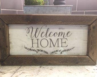 Welcome Sign Welcome To Our Home Wall SignHome Decor