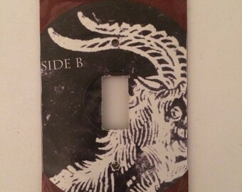 Red Devil Vinyl Record Switchplate Cover