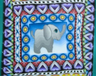 Polymer Clay Square Cane -'Jungle Journey' series (36ee)