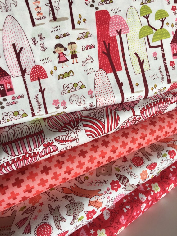 Woodland Nursery fabric Woodland Baby Quilt Deer Bedding