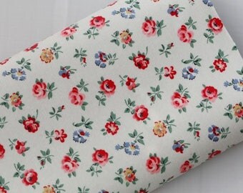 3534 - Cath Kidston Sprig (Offwhite) Oilcloth Waterproof Fabric - 28 Inch (Width) x 17 Inch (Length)