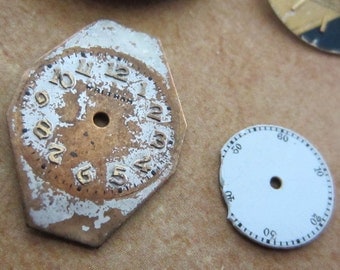 Vintage Antique Watch Assortment Faces - Steampunk - Scrapbooking g34