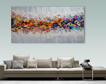 Palette Knife Painting, Modern Painting, Art, LARGE Painting, Wall decor, Wall Art, Canvas Art, Acrylic painting, Art by Catalin