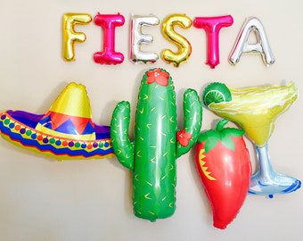 FIESTA Letter Balloons, Fiesta, Fiesta Time, Fiesta Decoration, Fiesta Banner, FIestas, Fiesta Theme, Fiesta Party, Fun Fiesta,Fiesta Decor,