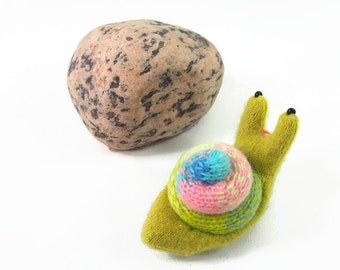 garden snail, waldorf toy, stuffed toy, all natural toy, eco friendly toy, stuffed animal, eco friendly toy,