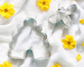 Bee and Hive Cookie Cutter Set, Metal Cookie Cutter Set, Small Bumble Bee Cookie Cutter, Large Beehive Cookie Cutter, Bumble Bee Party
