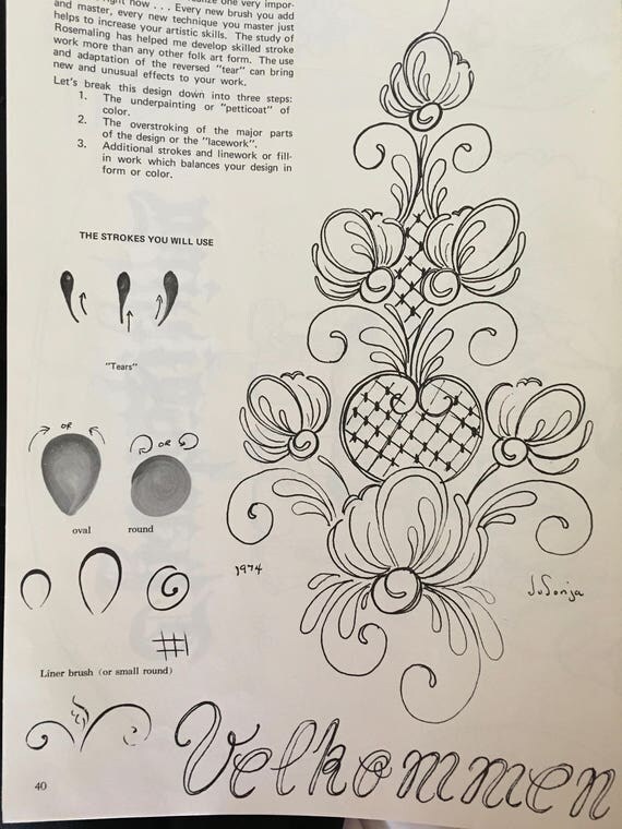 Jo Sonja 1974 FOLK ART EXPRESSION of Joy vol 2 from dhedwards on Etsy