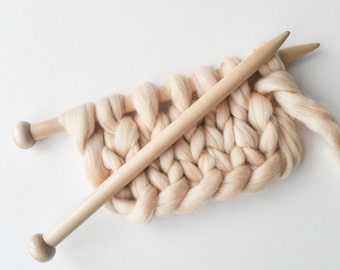 Giant knitting needles size 40 20mm diameter for chunky knitting arm knitting chunky knitting needles