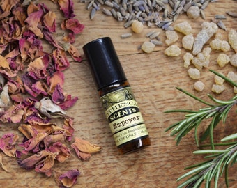 EMPOWER Perfume Oil - Classic Bohemian Blend of Dark Patchouli and Sandalwood - Available in Three Sizes