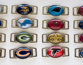 Paracord NFC Football Shoelace Charms NFC East Charms NFC West Charms NFc North Charms NFc South Charms Paracord Shoelace Charms Super Bowl
