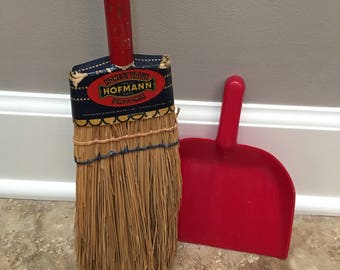 childs broom and dust pan