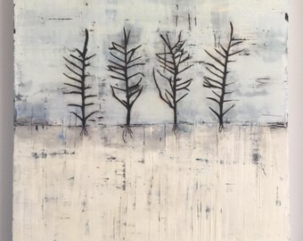 Last day of Winter - Landscape Painting