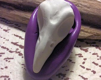 Raven Head / Skull flexible silicone mold