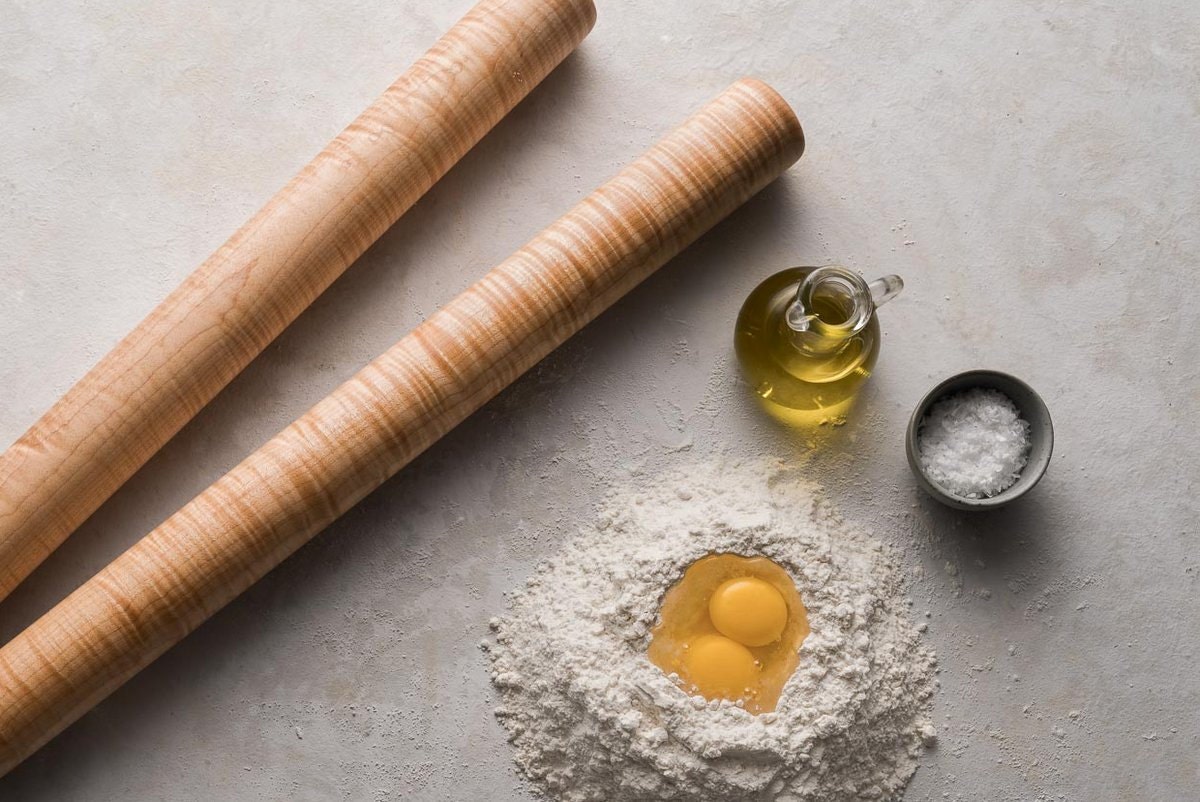 Long Pasta Rolling Pin Pasta Roller Food Prep Home Chef