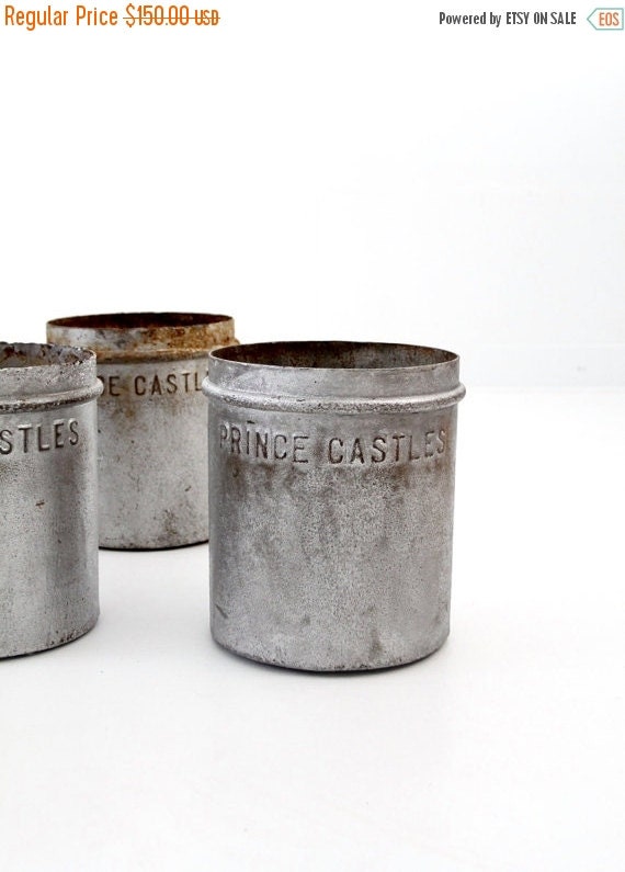 SALE antique metal ice cream bucket Prince Castles Ice by 86home