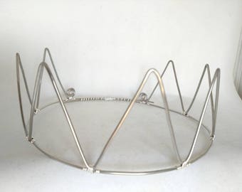 Silver Crown - Wire Crown - Bridal Crown - Mens Crown - Boy Crown - Simple Crown - Pointed Crown - King and Queen Crown - King Costume