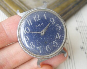 Vintage Soviet wrist watch for parts.Didn't work.