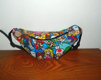 Nintendo Super Mario Bros Fanny Pack - Hip Bag - Children thru Adult Sizes