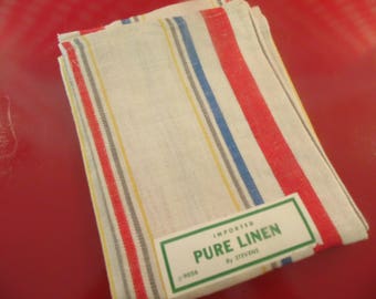 Stripe Linen Dish Towel - By Stevens - 9056