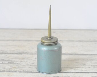 Vintage Blue Eagle Oil Can Industrial Oil Can Vintage Industrial Decor