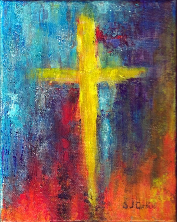 Abstract Cross Fine Art Print Giclee Wall Art Direct From