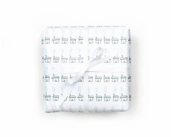 home sweet home gift wrap