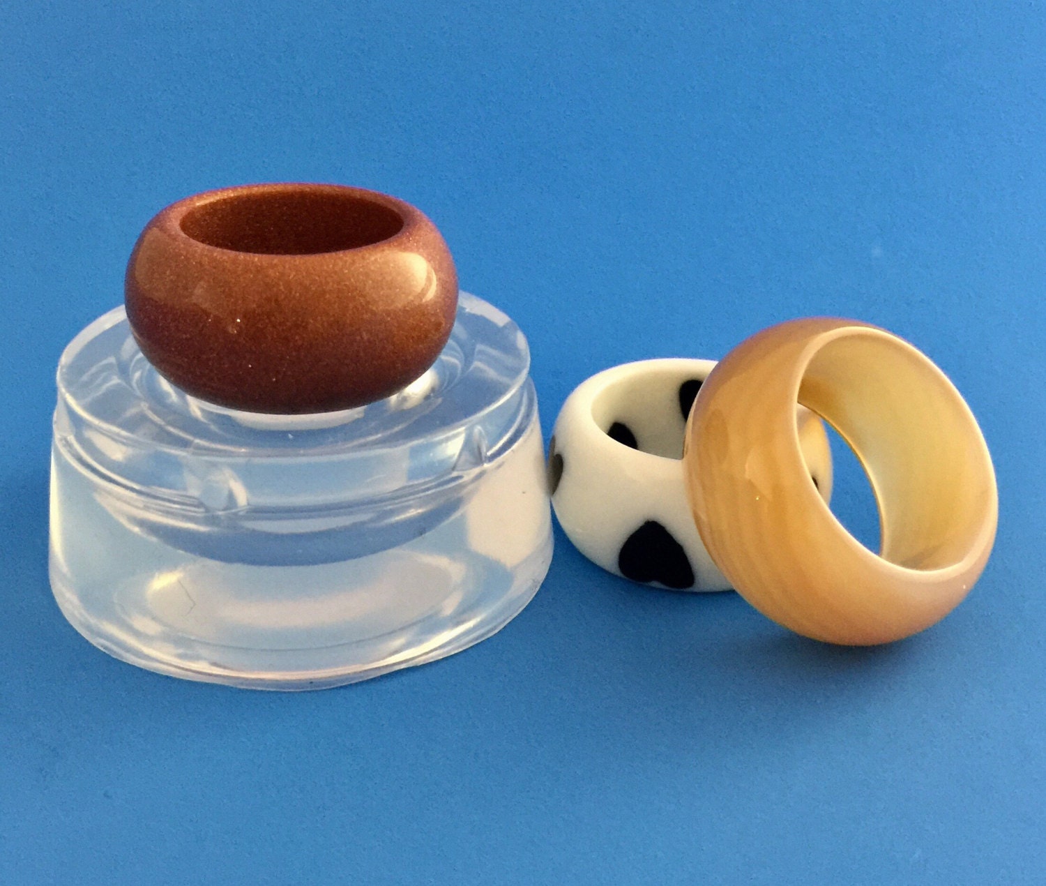 Mold Ring. Size 67810 Clear Silicone Band Ring Molds. Resin