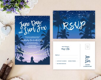 Night Wedding Invitations 9