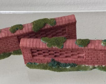 Dollhouse Miniature Resin Brick Wall (BP)