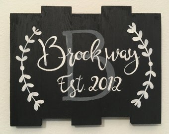 Personalized Anniversary or Wedding Sign