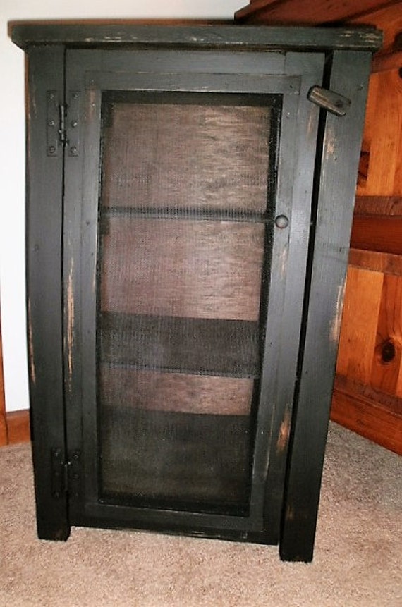 Side Table / Pie Safe / storage table /decorative table