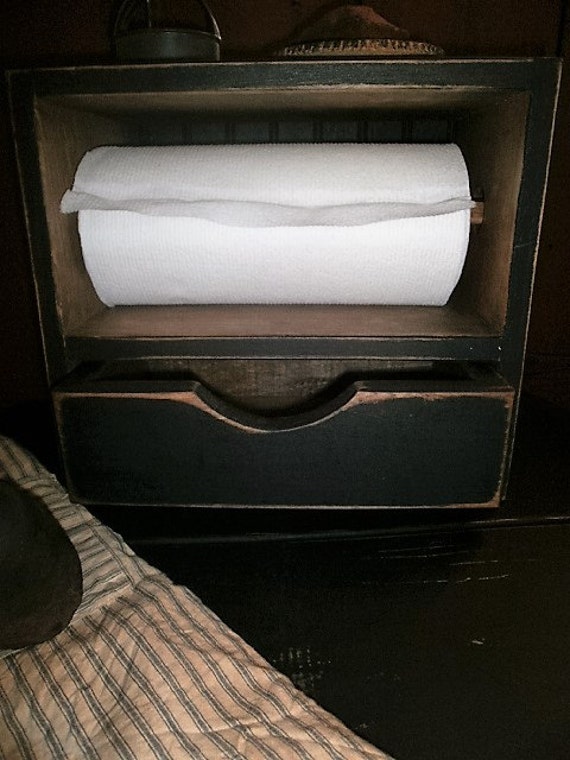 Paper towel Holder with Drawer / storage