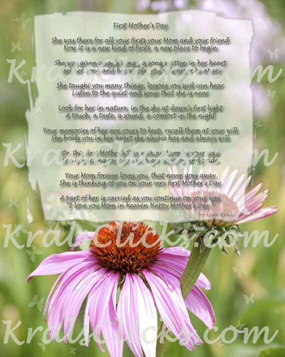 First Mothers Day Without Mom High Resolution Instant Download