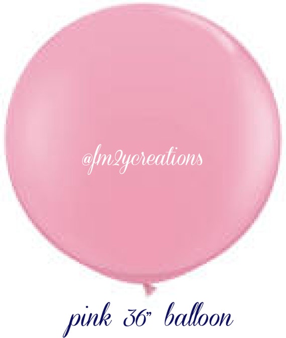 36 Round Pink Balloon Girl Baby Shower Decorations 1st Birthday