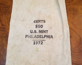 1972 Canvas Money Bag from the U.S. Mint
