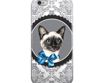 Siamese cat cell phone case, cat phone case, siamese iPhone, cat mobile case, siamese cat mobile case, siamese cover, kitten cel phone case