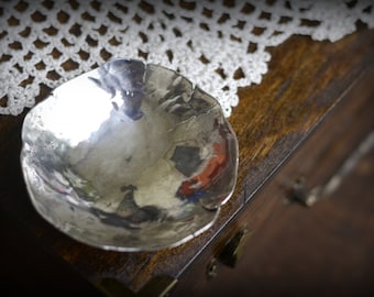 Hand Forged Sterling Silver Bowl * Silver Anniversary Gift * 25th Anniversary Gift for Men * Sterling Silver Dish * 25 Year Anniversary Gift