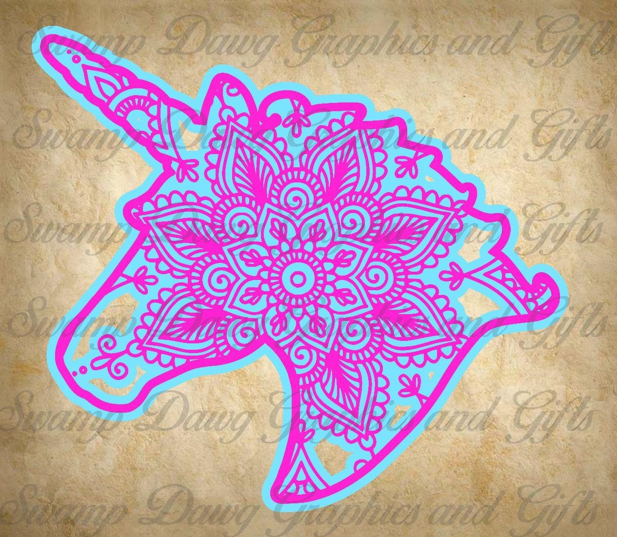 Free Free Unicorn Mandala Cricut 34 SVG PNG EPS DXF File