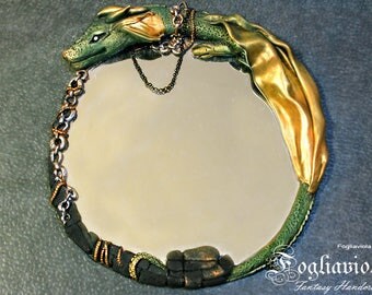 Coppia Draghi Portacandele Gotici - Statue Decorazione Casa Stile Medievale - Foto 6