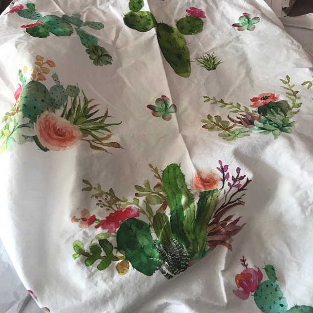 Cactus Changing Pad Cover Organic Changing Pad Cover Jade