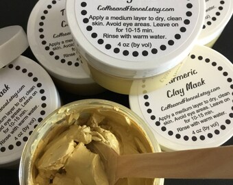 TURMERIC FACE MASK, Face Masks, Turmeric, Turmeric Mask, Acne face mask, homemade face mask, clear skin face mask