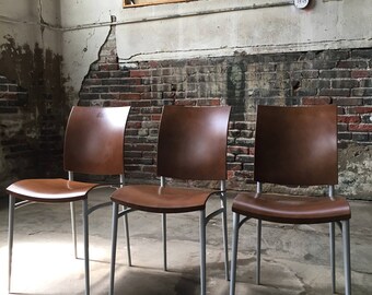 Mid century dining chair Cassina folding chair mid century dining set