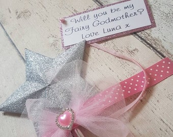 Fairy Godmother wand, Personalised, Wand, Keepsake