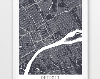 Detroit Wall Art detroit michigan | etsy Detroit Wall Art detroit michigan | etsy