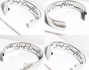 Goddaughter Gift | Personalised Goddaughter Gift | Childs Bracelet | Christening Gift | Baptism Gift | Childs Custom Bracelet (B006)