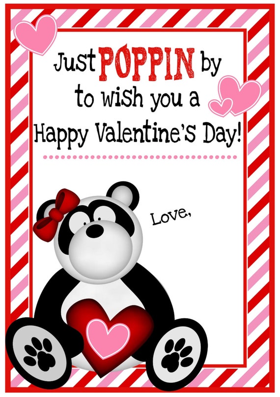Poppin Valentine's Day Printable Printable World Holiday