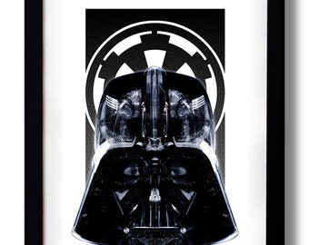 Star Black Empire Art Print by RUBIANT