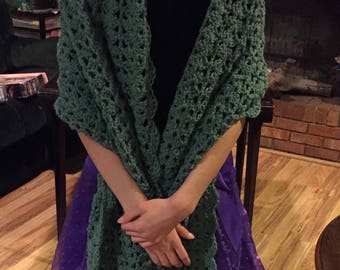 Hand Crochet Prayer Shawl
