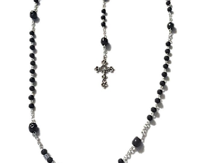 Memento Mori Skull Rosary, Rule Of Benedic Rosary, Ash Wednesday, Gothic Orthodox Rosary, Rosary for Teen, Unique Rosary Gift, Free Shipping